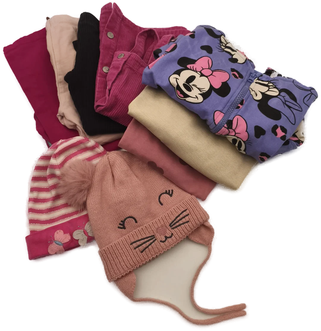 Set 4, 9 Stk. Mädchenbekleidung, Gr. 98/104 - Bild 1