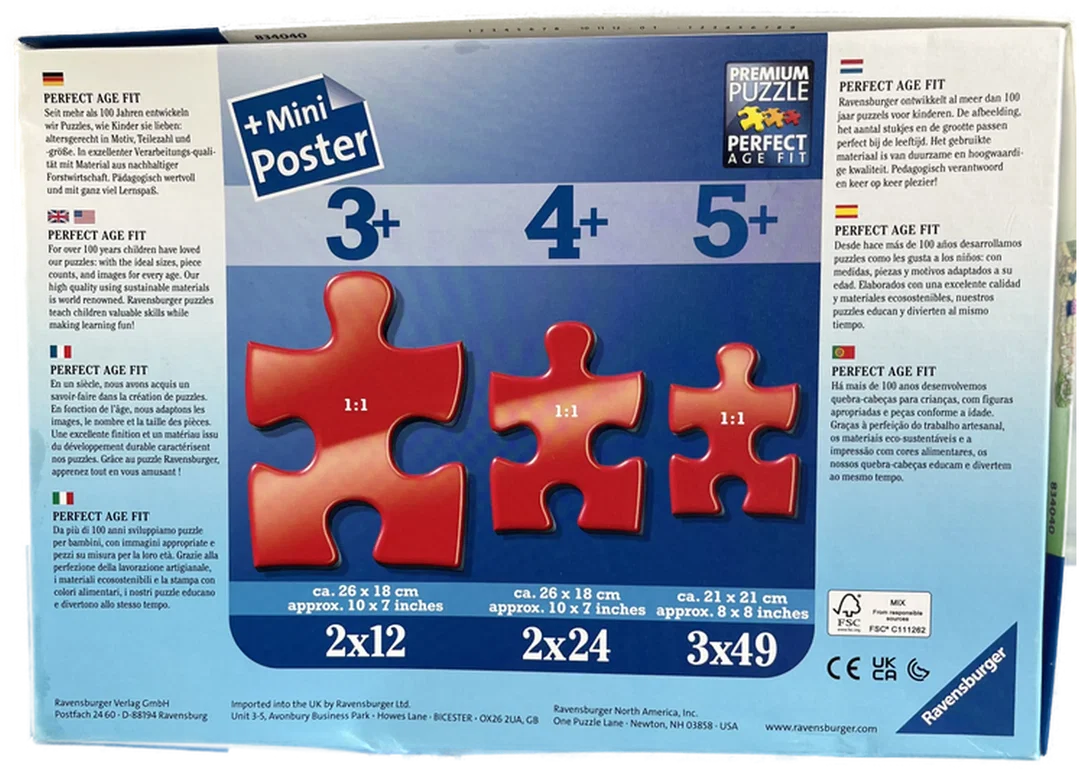 RAVENSBURGER Puzzle Fröhliches Landleben 2x24 ab 4 Jahre – Bild 2