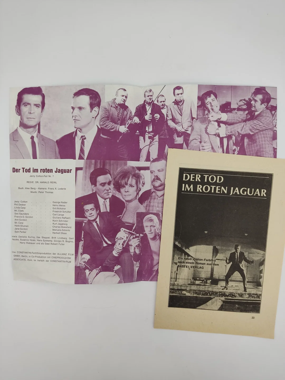 21x Vintage Filmprogramme Deutscher Film - 1960er – Bild 9