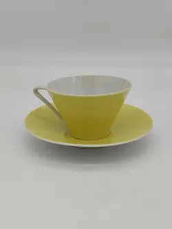 Lilien Porzellan DAISY Kaffeetasse 18 - gelb - Bild 2