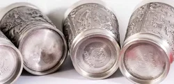 Zinnbecher Set 4-teilig - Bild 2
