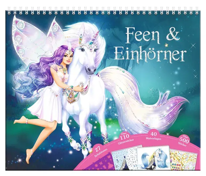 Kreativmappe - Feen & Einhörner - Bild 2