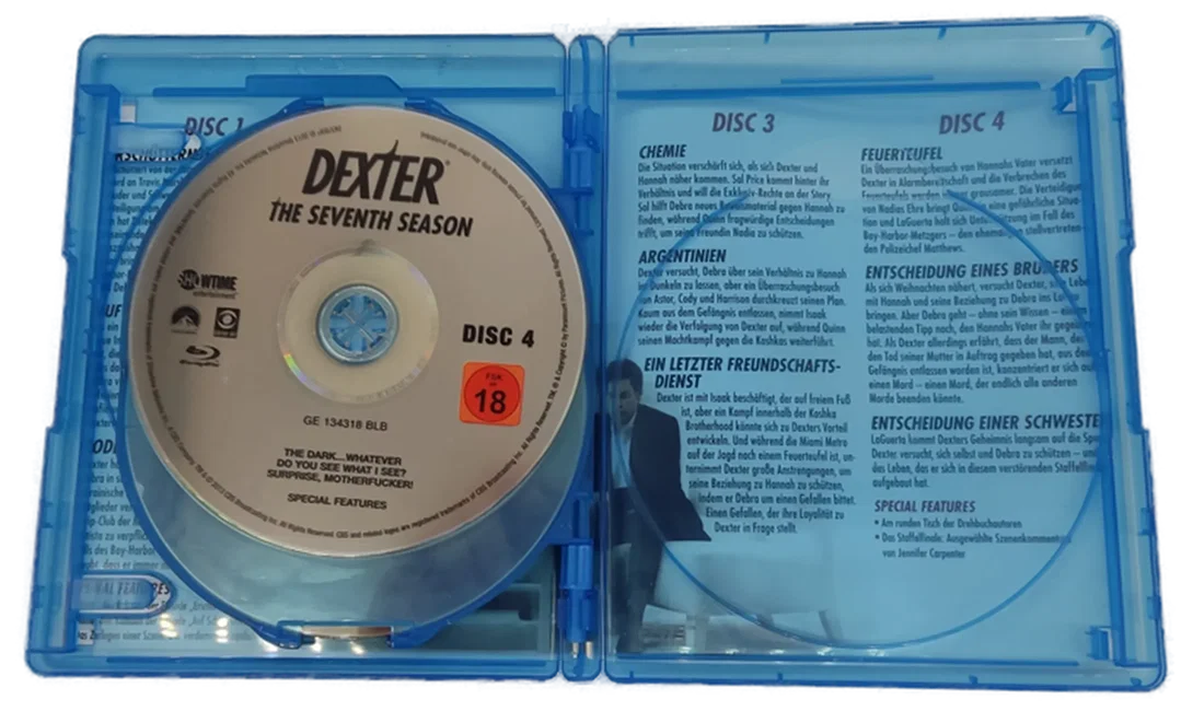 Blu-ray 4 Disc's Dexter "Die siebte Season"  – Bild 6
