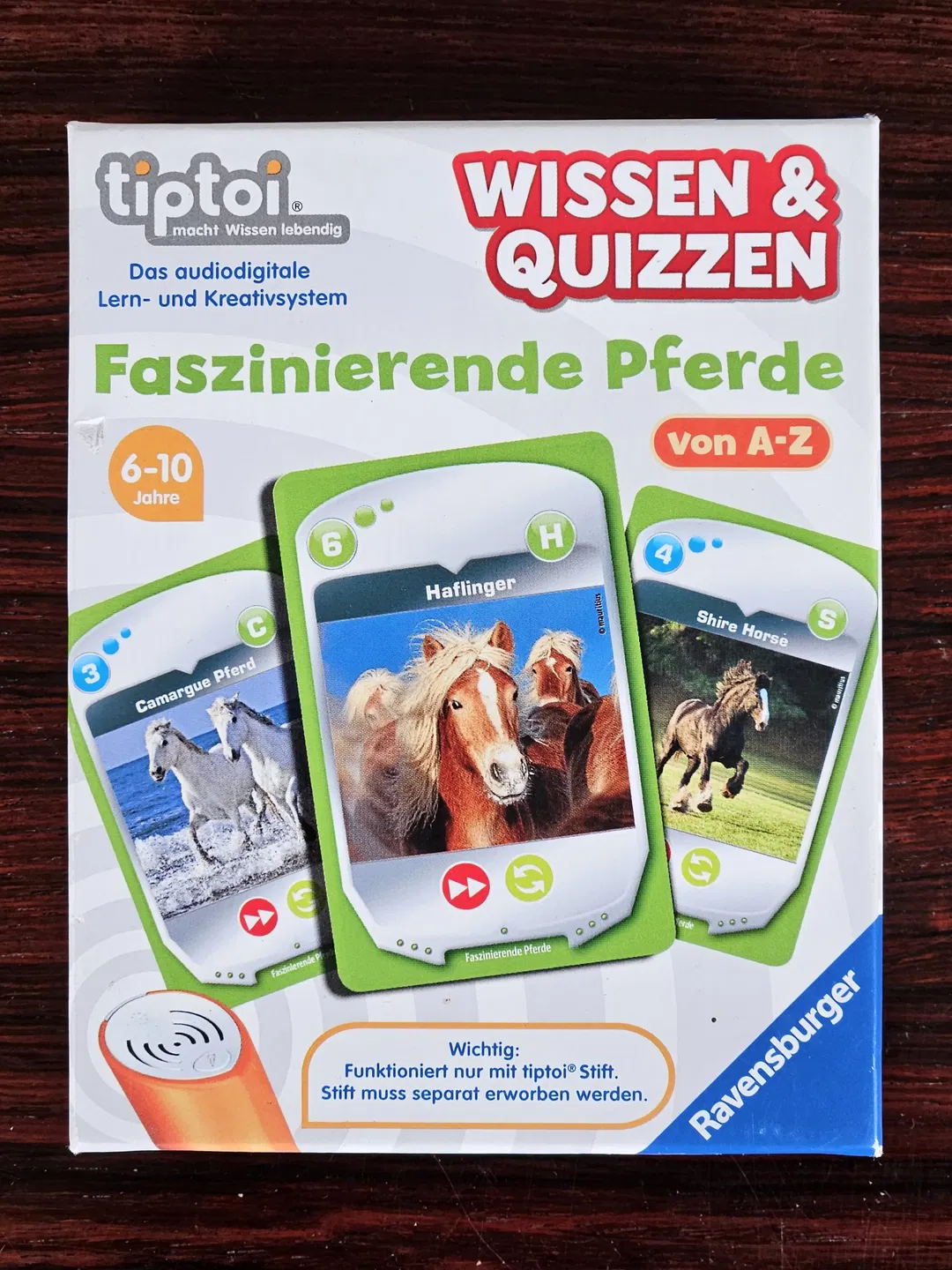 tiptoi® Faszinierende Pferde - WISSEN&QUIZZEN - Gesellschaftsspiel - Ravensburger - Bild 4