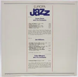 Vinyl LP - Europa Jazz - Count Basie, Joe Williams, Duke Ellington  - Bild 2
