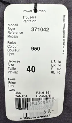 Apriori - Damenhose - Gr. 40 - Bild 4