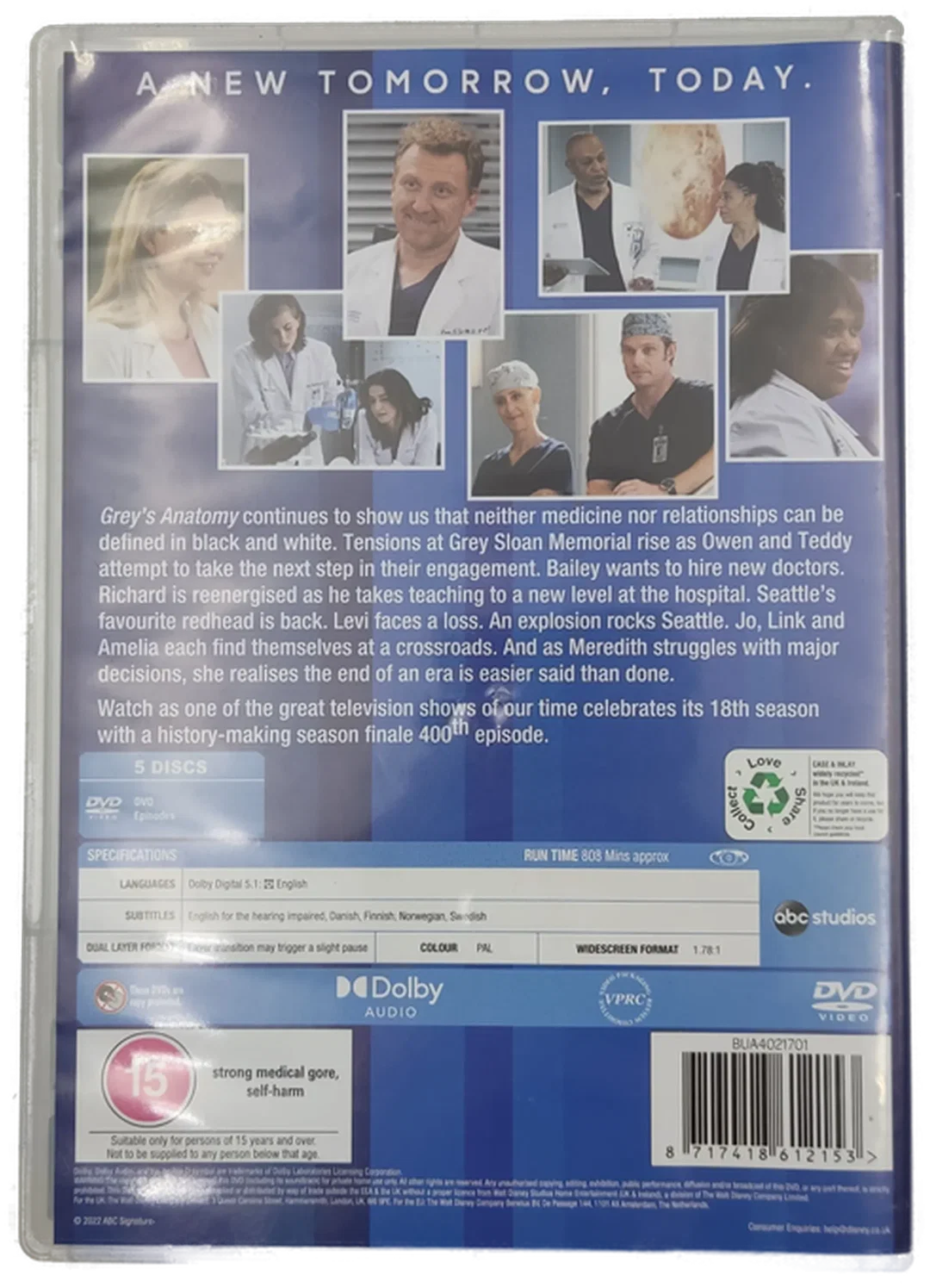 DVD "Grey's Anatomy, Staffel 18" – Bild 2