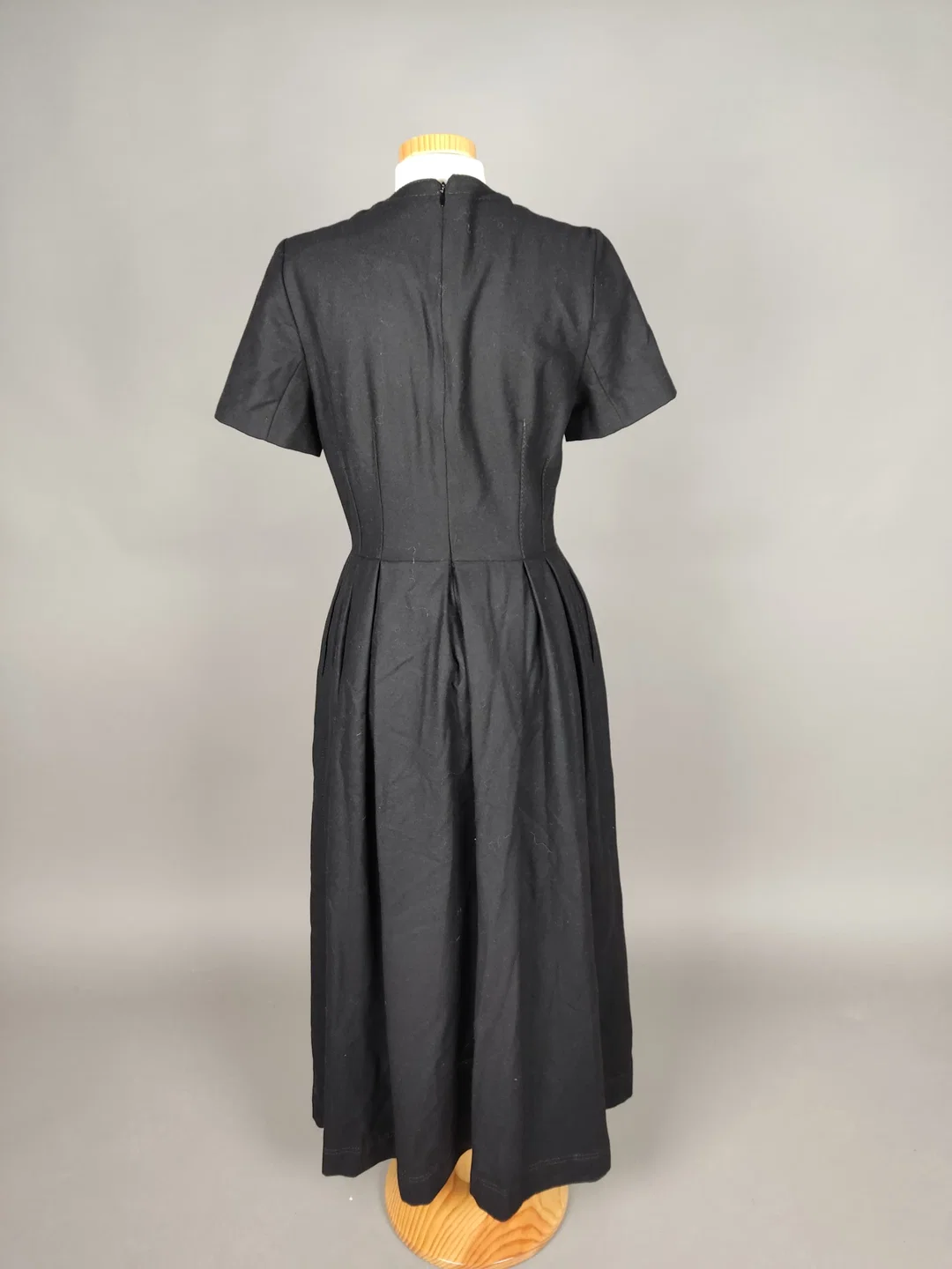 Massimo Dutti Damen Wollkleid schwarz - L / 40 – Bild 3