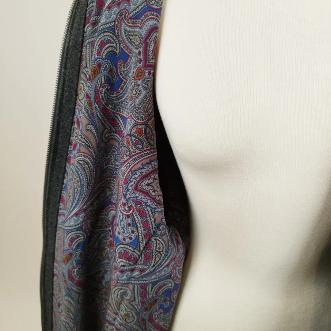 ETRO XL Wolljacke - Gr. XL / 100% Lana Wolle, Ziegenleder und Seide – Bild 6