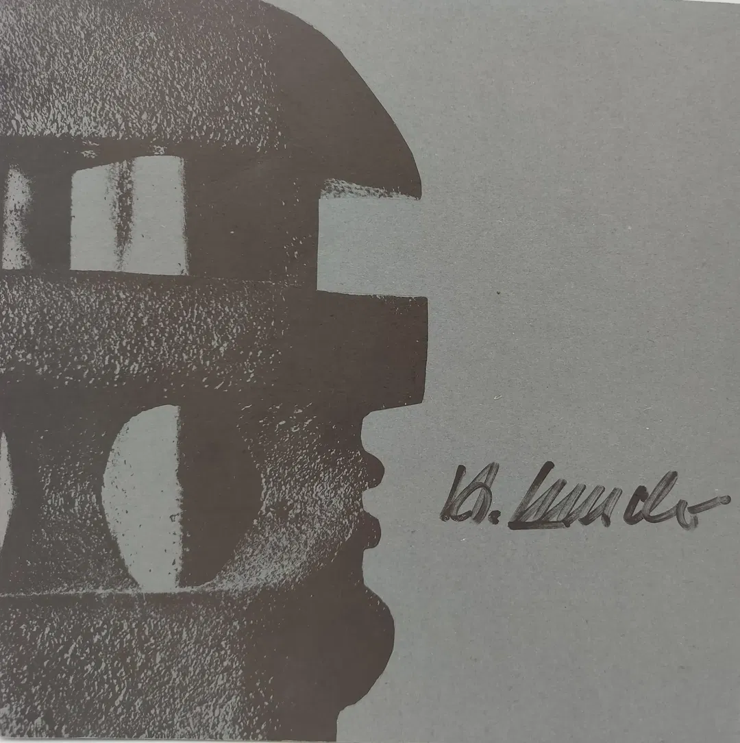 Helmut Lander. Köpfe und Figuren. Plastik und Zeichnung - Kunstverein Darmstadt (29. Januar bis 10. März 1985) - Bild 1