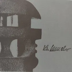 Helmut Lander. Köpfe und Figuren. Plastik und Zeichnung - Kunstverein Darmstadt (29. Januar bis 10. März 1985) - Bild 1