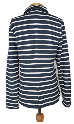 blue motion Damen Jerseyblazer blau/weiß gestreift - S 36/38 - Bild 2