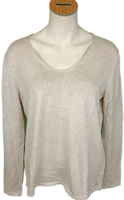 Tom Tailor Damenpullover beige Gr. L