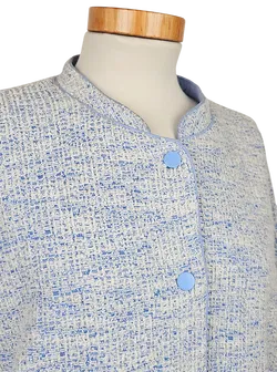 yesta Damen Jacke, blau/weiß - Gr. XXL  - Bild 5