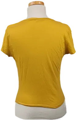 FASHION NOVA Kinder T-Shirt mit Aufdruck gelb - Gr. 111-116 - Bild 3