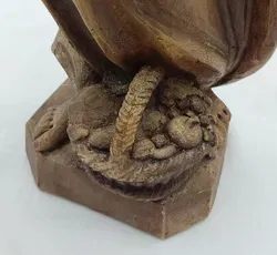 Heilige Elisabeth Statue aus Holz - Bild 4