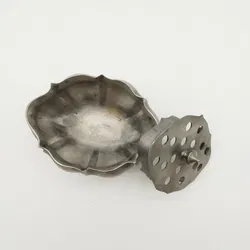 Metall-Potpourri-Schale, Zinn | Retro-Charme - Bild 3