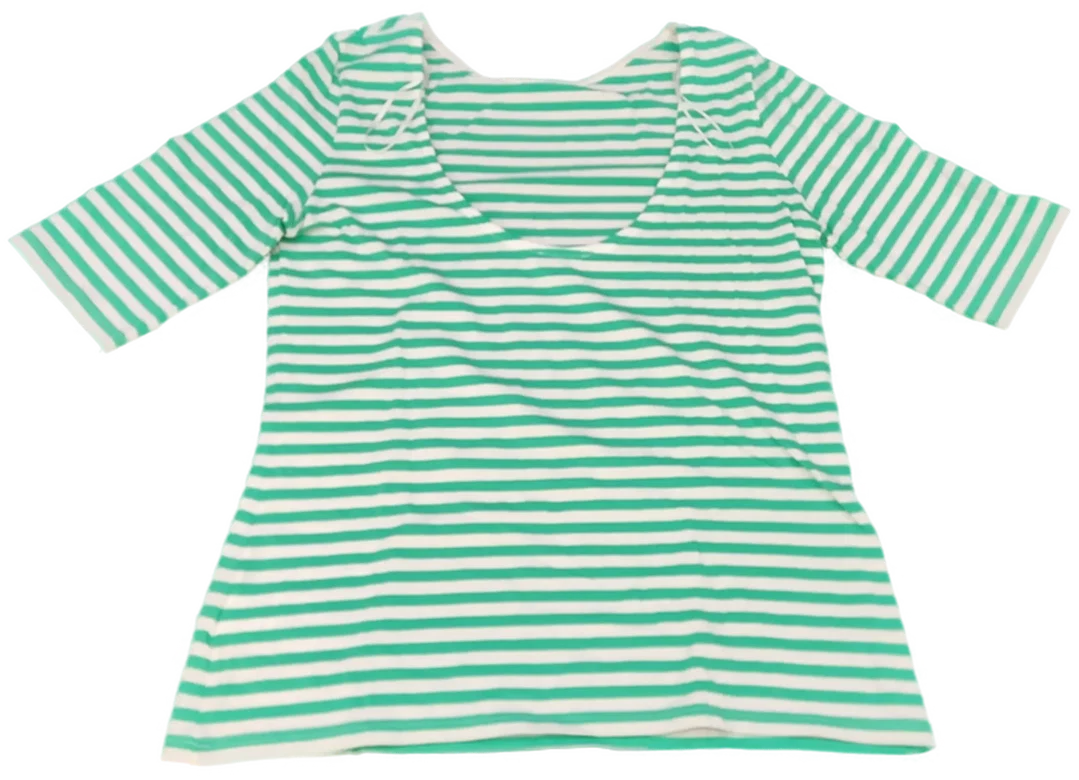United Colors of Benetton Kindershirt türkis/weiß Gr. L/G – Bild 2