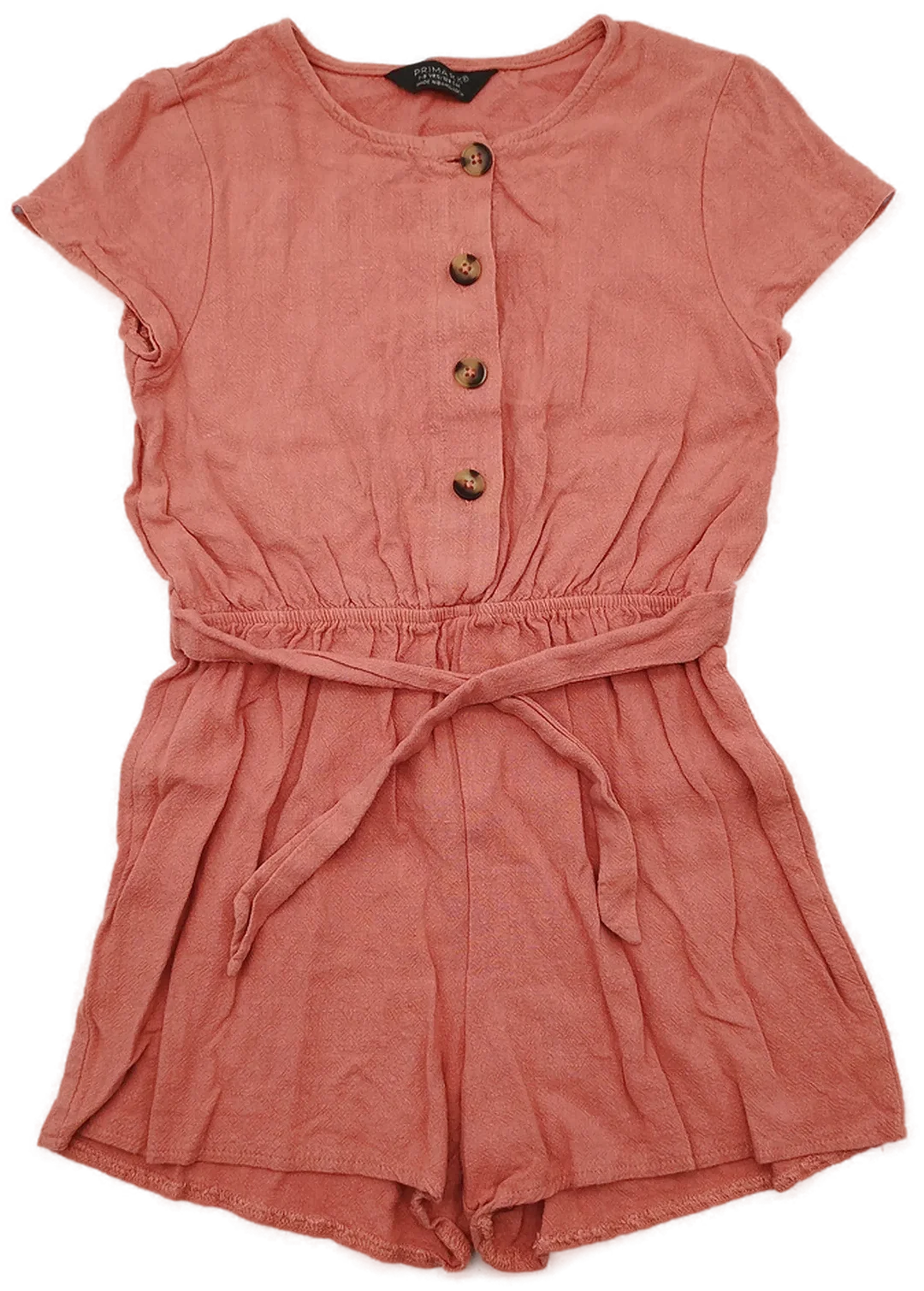 Primark Kinder, Jumpsuit kurz, Gr. 122/128, lachsrosa  - Bild 4