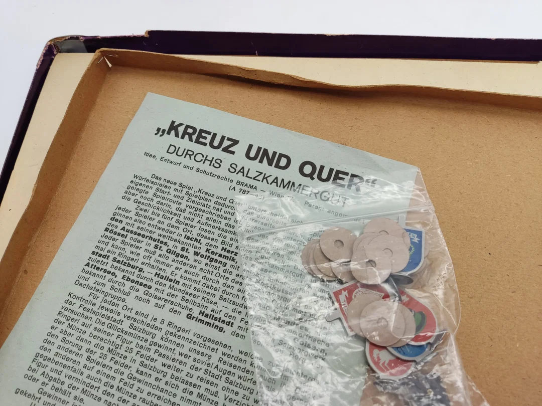 Kreuz und quer durchs Salzkammergut - Vintage Gesellschaftsspiel – Bild 3