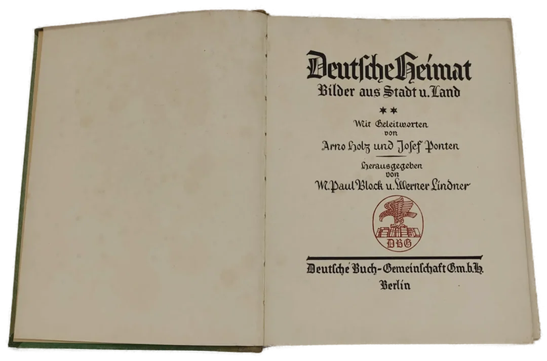 Buch "Deutsche Heimat" Bilder aus Stadt u. Land Band 2 von 1926 – Bild 2