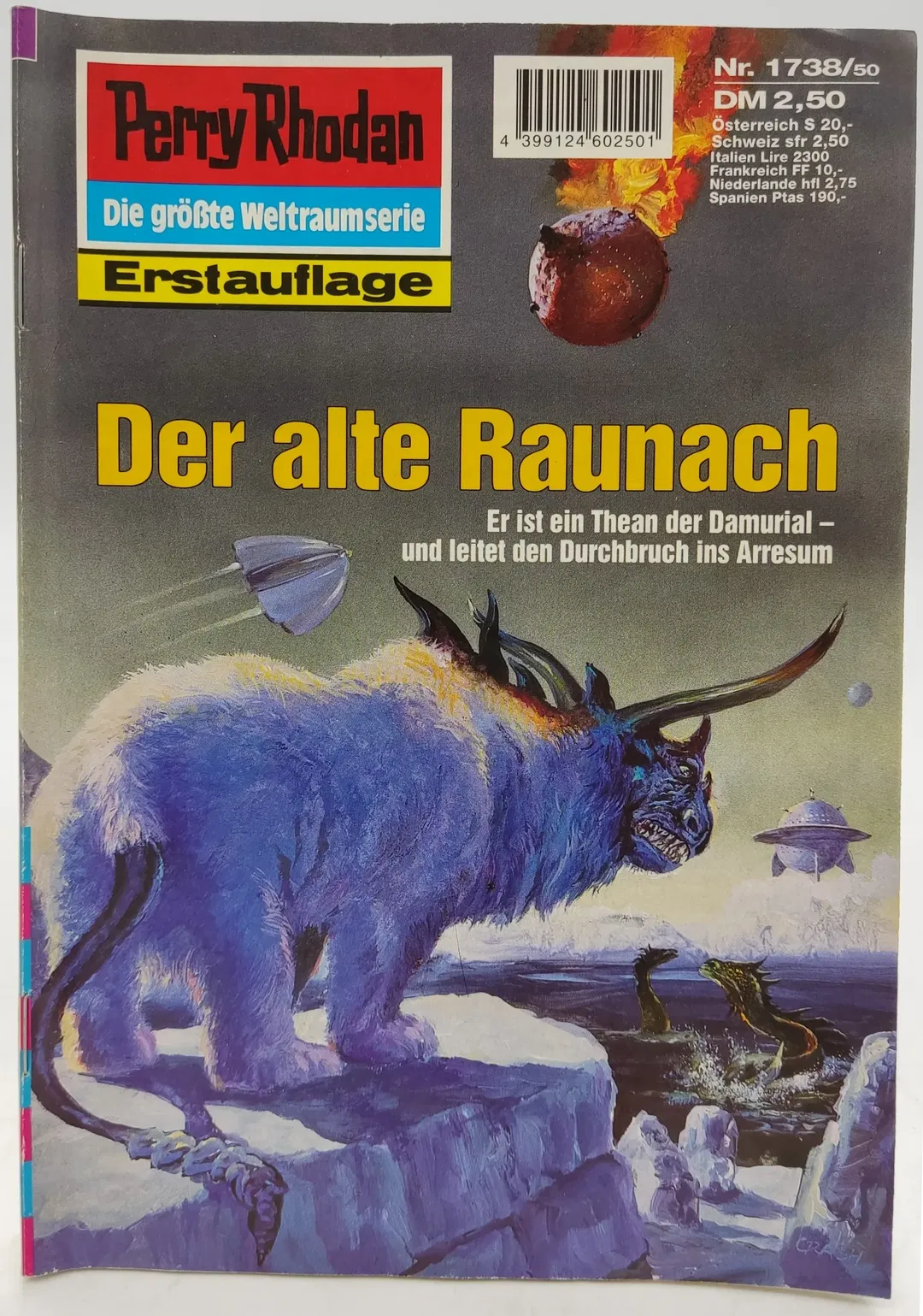 Romanheft Perry Rhodan Der alte Raunach Erstauflage Nr.1738 - Bild 1