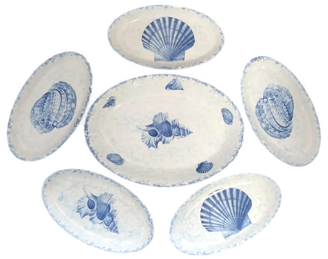 Ceramica Due Torri - Fischservice (6-teilig) - Bild 1