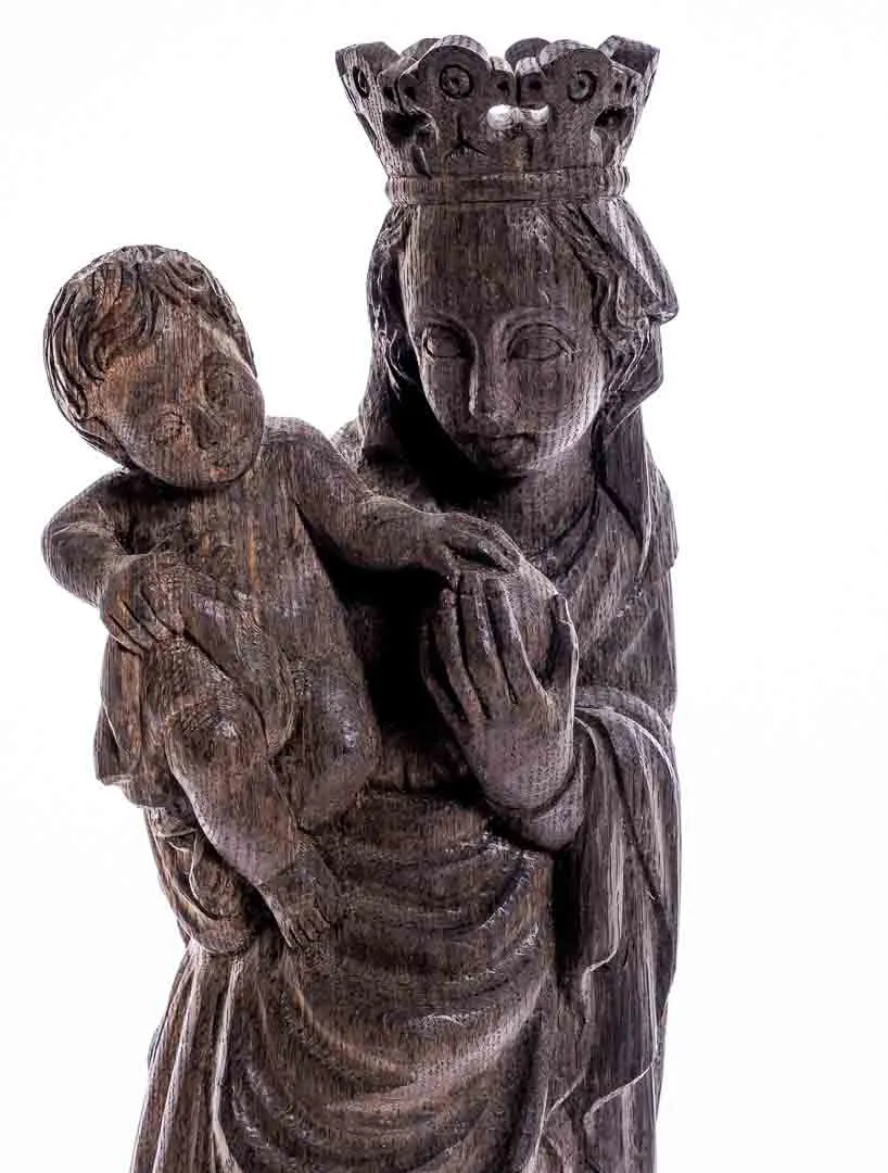 Heiligenfigur Madonna mit Jesuskind – Bild 2