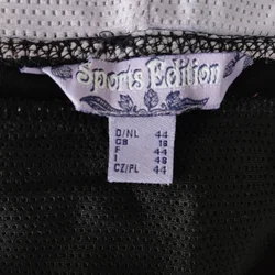Sports Edition Damen Sporthose kurz schwarz - lila - Gr. EUR 44 - Bild 3