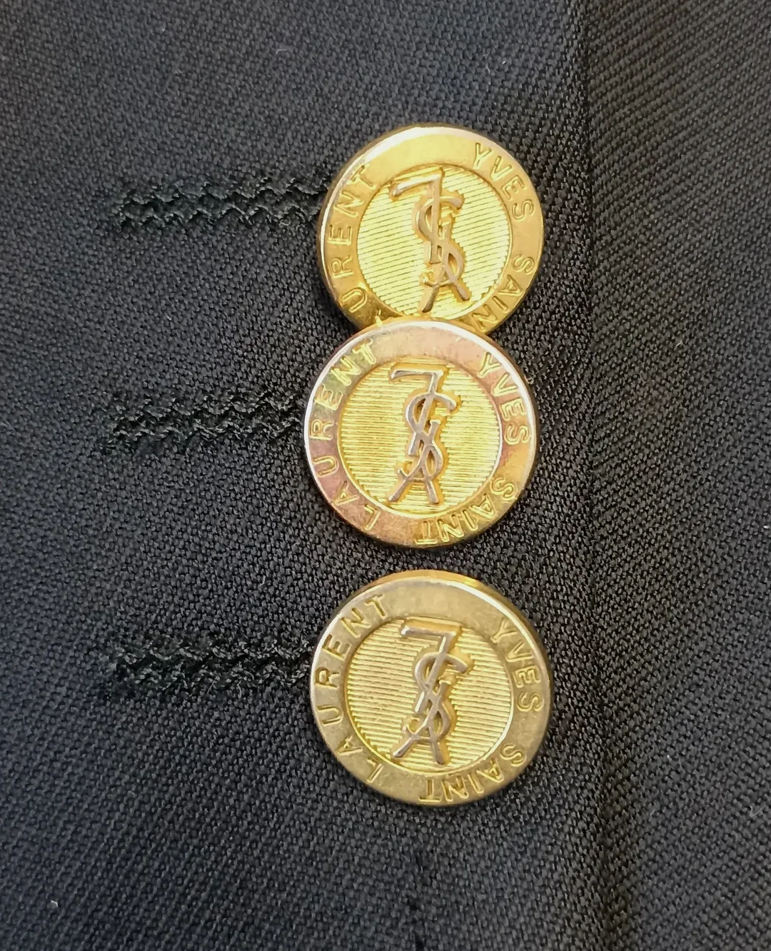 Yves Saint Laurent Herrenblazer schwarz Gr. XL – Bild 6