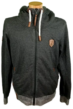 Naketano Herrenpullover grau Gr. XL