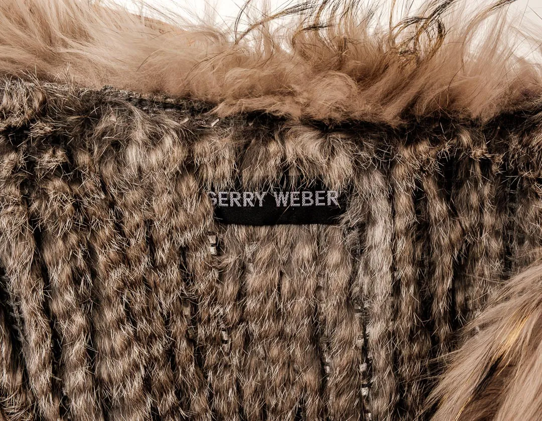Gerry Weber Fellweste Gr. 40 grau – Bild 2