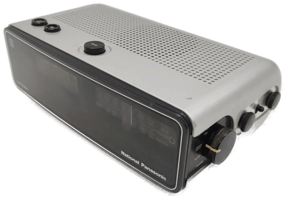 National Panasonic RC-300BS electronic Radio-Wecker – Bild 2