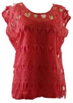 Ärmeloses Spitzenshirt  - Bild 1