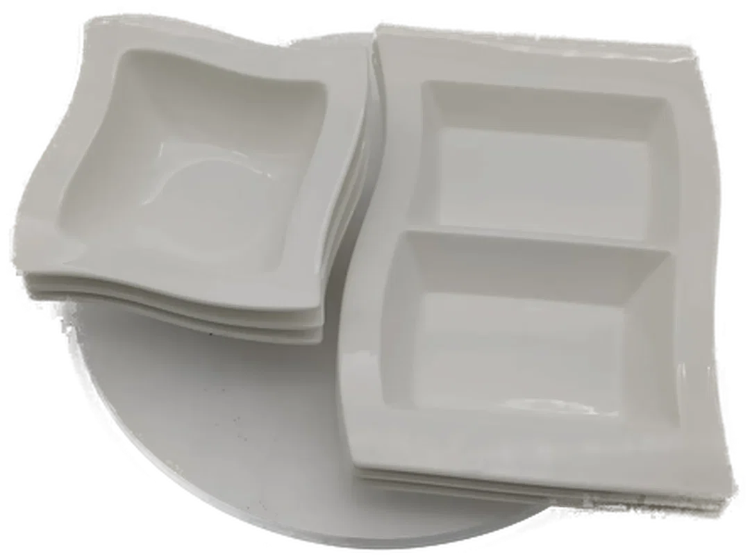 Villeroy & Boch Geschirr 3x Speiseteller und 3x Servierplatte - Bild 1