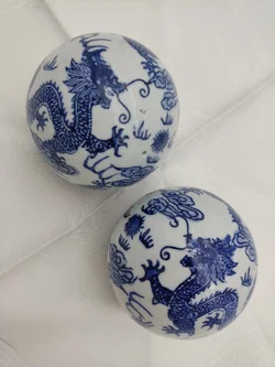 Porzellan Drachenkugeln Chinoi-Serie, 2er Set, D/ 10 cm - Bild 2