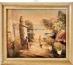 3 Ölbilder mit Goldrahmen - Bild 2