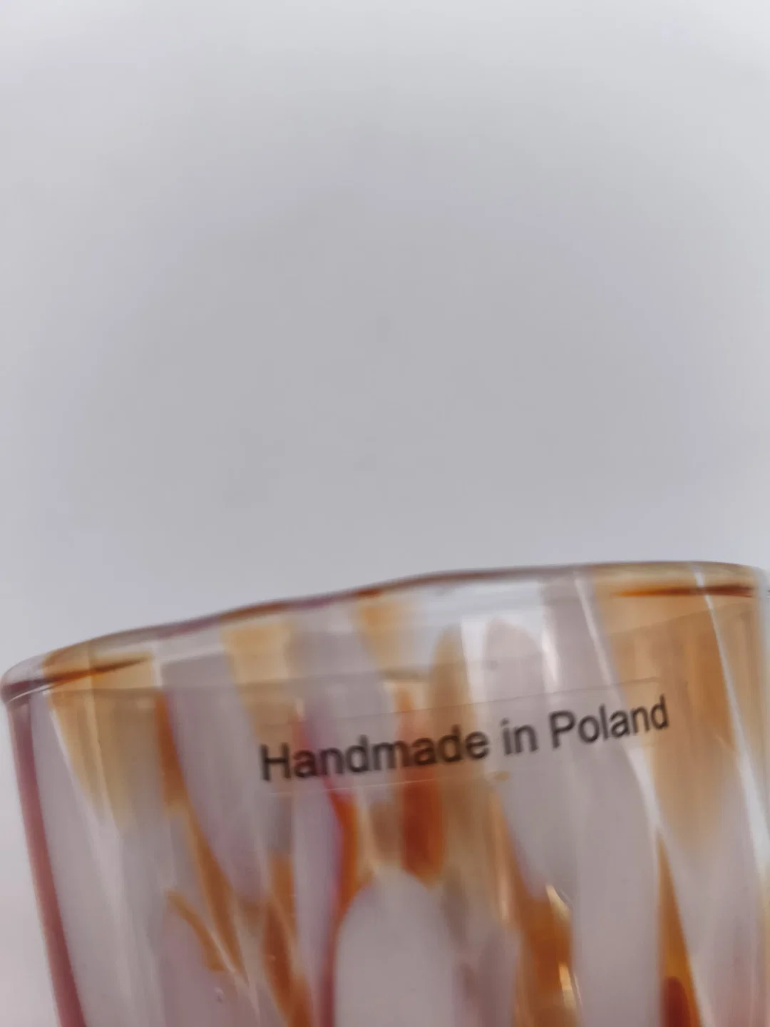 Wrzesniak Glassworks, mundgeblasenes Glas "Confetti", Teelicht/Trinkglas – Bild 3