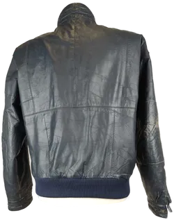 Bunzl-Wien Herren Lederjacke dunkelblau - Gr. 52/XL - Bild 2