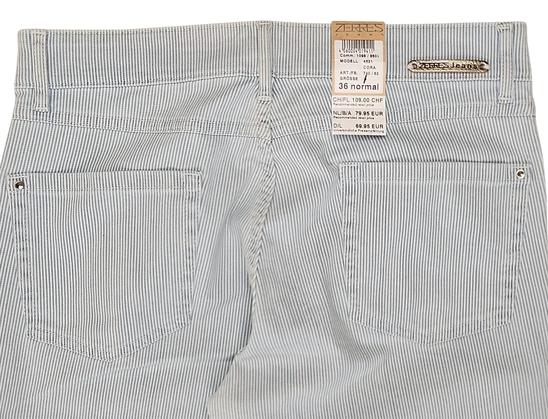 ZERRES Cora Damen Hose, balu/weiß - Gr. D 36 – Bild 4