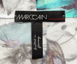 Marc Cain Damen Bluse weiß mit Schmetterlingsmuster Gr. M - Bild 3