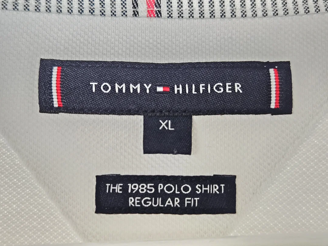 TOMMY HILFIGER Herren Polohemd, weiß - Gr. XL – Bild 4