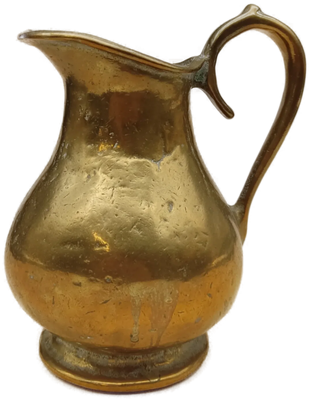 Vintage Messing-Krug mit Henkel 1,7 kg – Bild 2