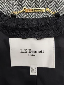 L.K.Bennett Damen Blazer grau Gr. 44 - Bild 4