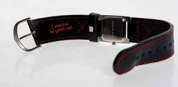 Emily the Strange Armbanduhr mit Box – Schwarz/Rot Design - Bild 2
