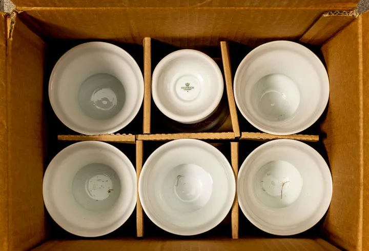  Rüdesheimer Kaffee Tasse mit Untertasse Set 12-teilig Heinrich Porzellan  – Bild 2