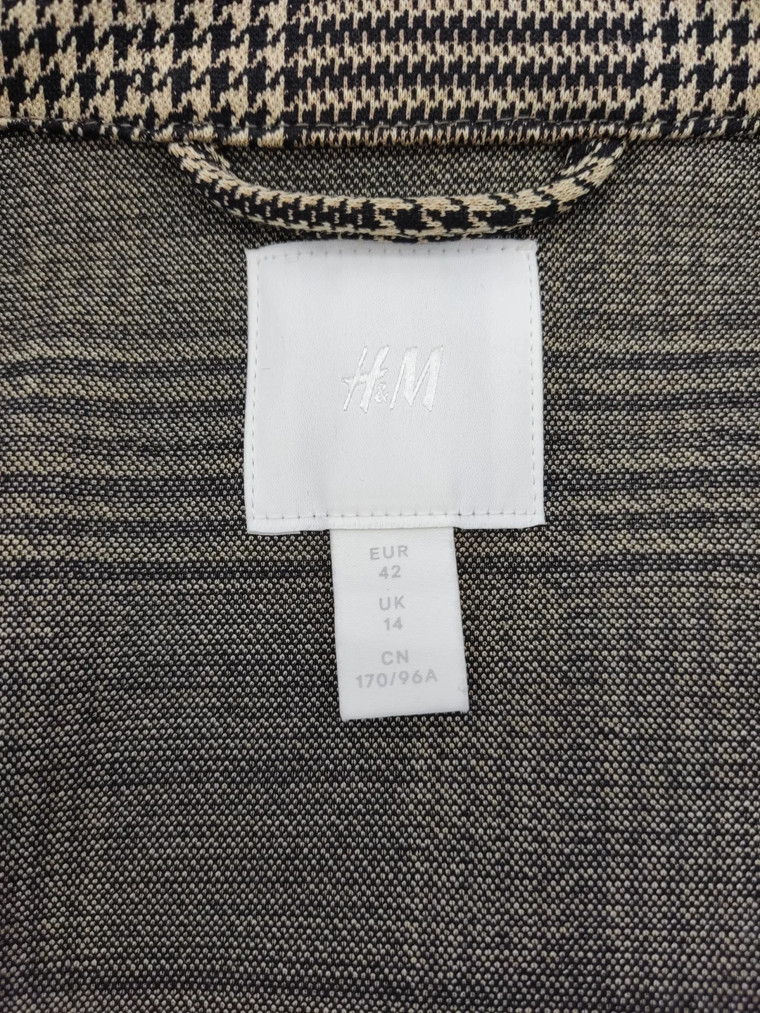 H&M Damen Blazer braun Gr. 42 – Bild 4