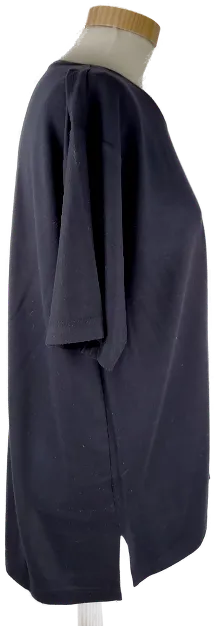 T-Shirt"Canda", kurzarm mit Rundhalsausschnitt, schwarz mit kleinen Pailetten, Größe XL – Bild 2