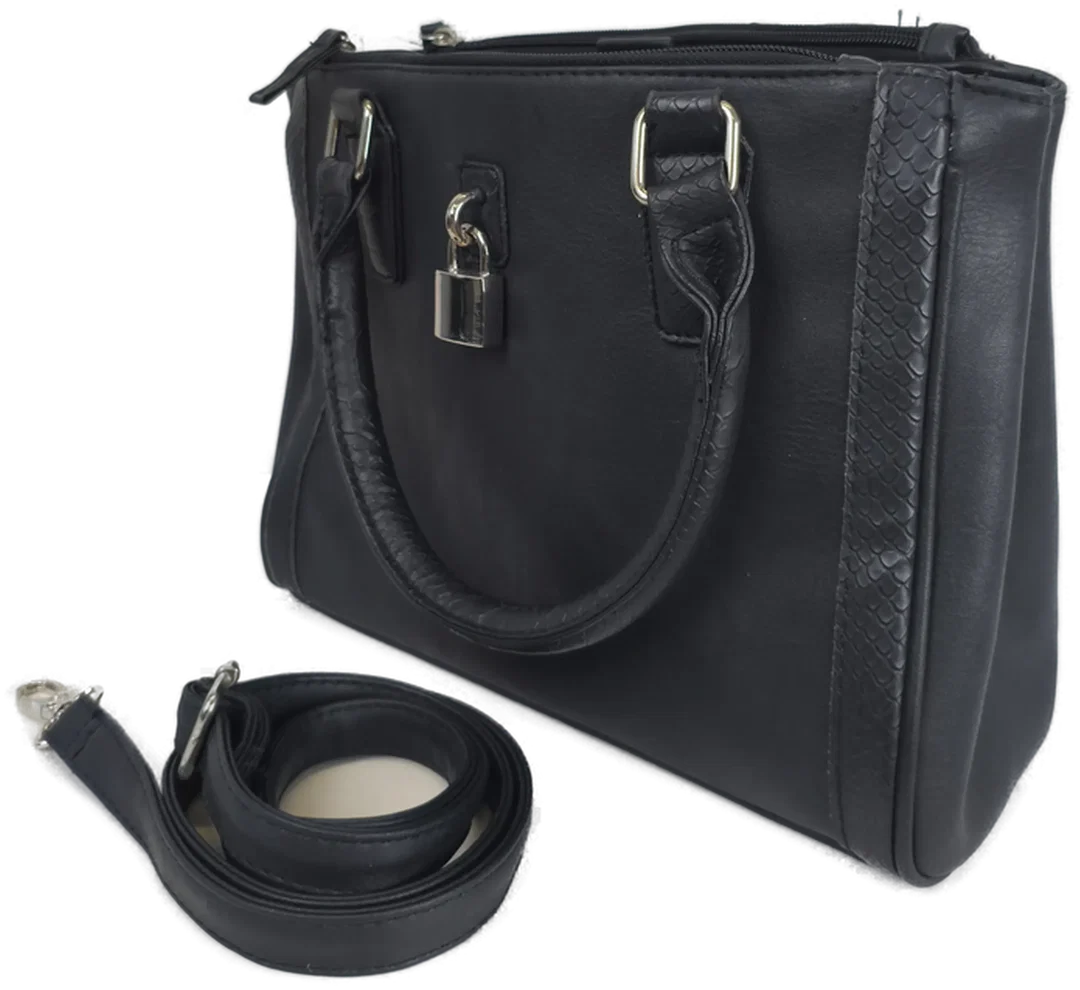 Atmosphere, Handtasche Damen, schwarz - Bild 4