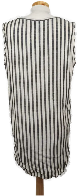 Damenbluse gestreift beige-schwarz/ L/40 - Bild 2